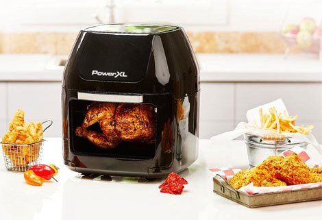 power air fryer pro with rotating rotisserie